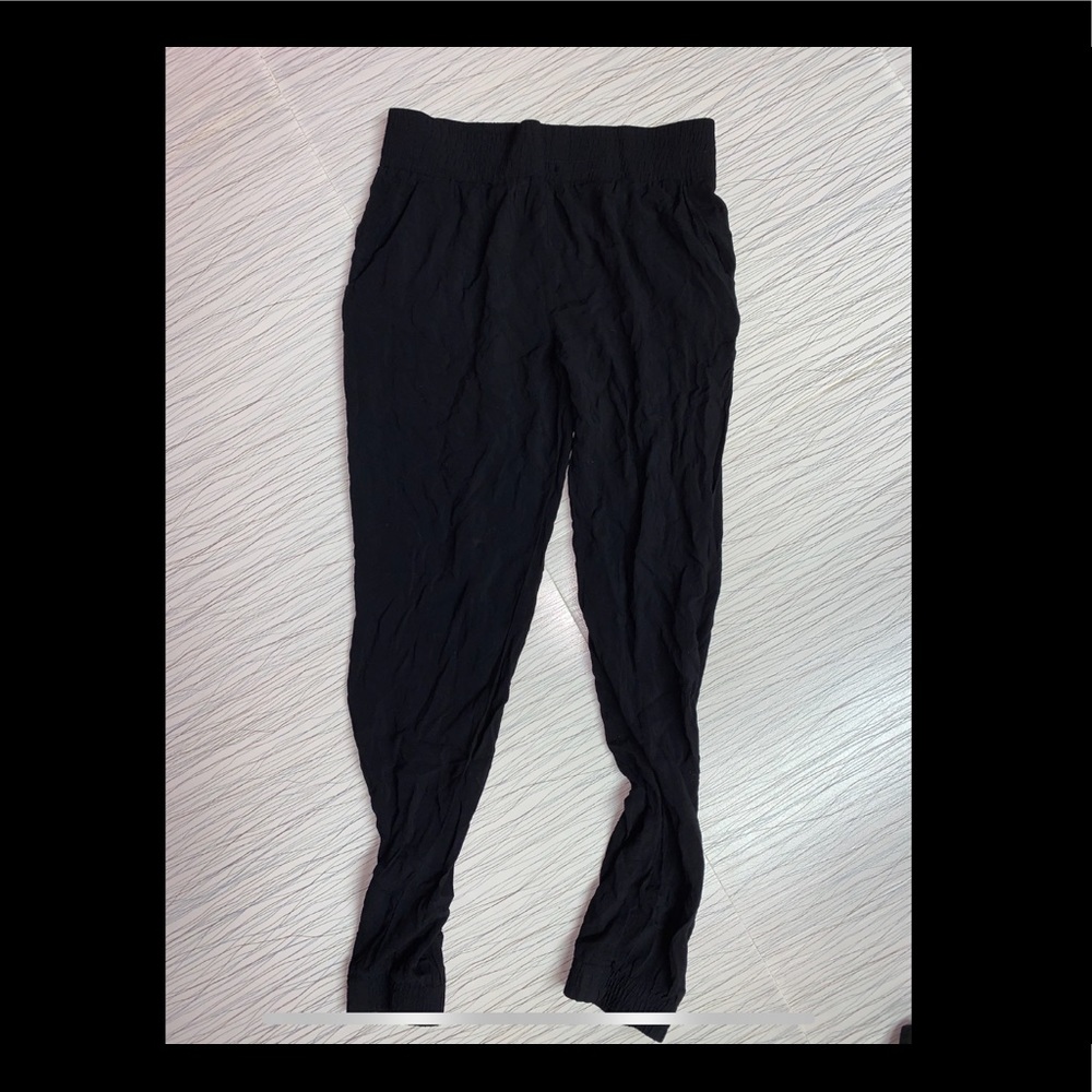 cuffed flowy pants